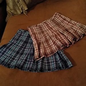 Two Glittery Plaid Mini's